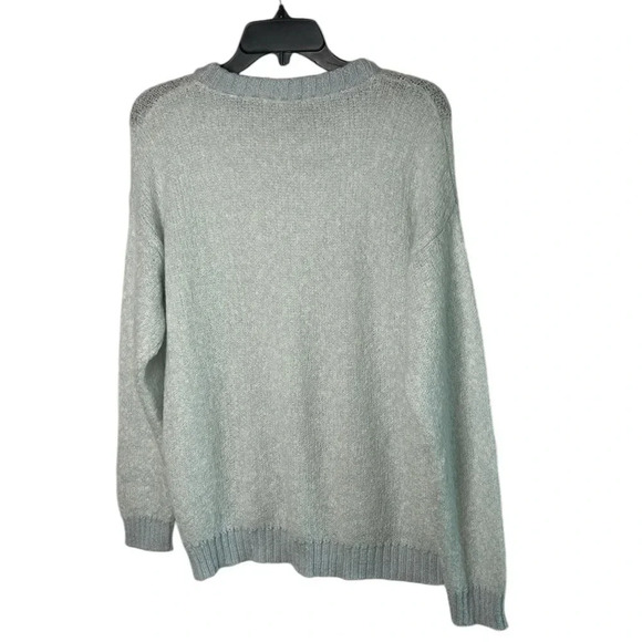COCOGIO sweater,alpaca blend ,women L.made in Italy Super soft,light blue,EC - Picture 4 of 10